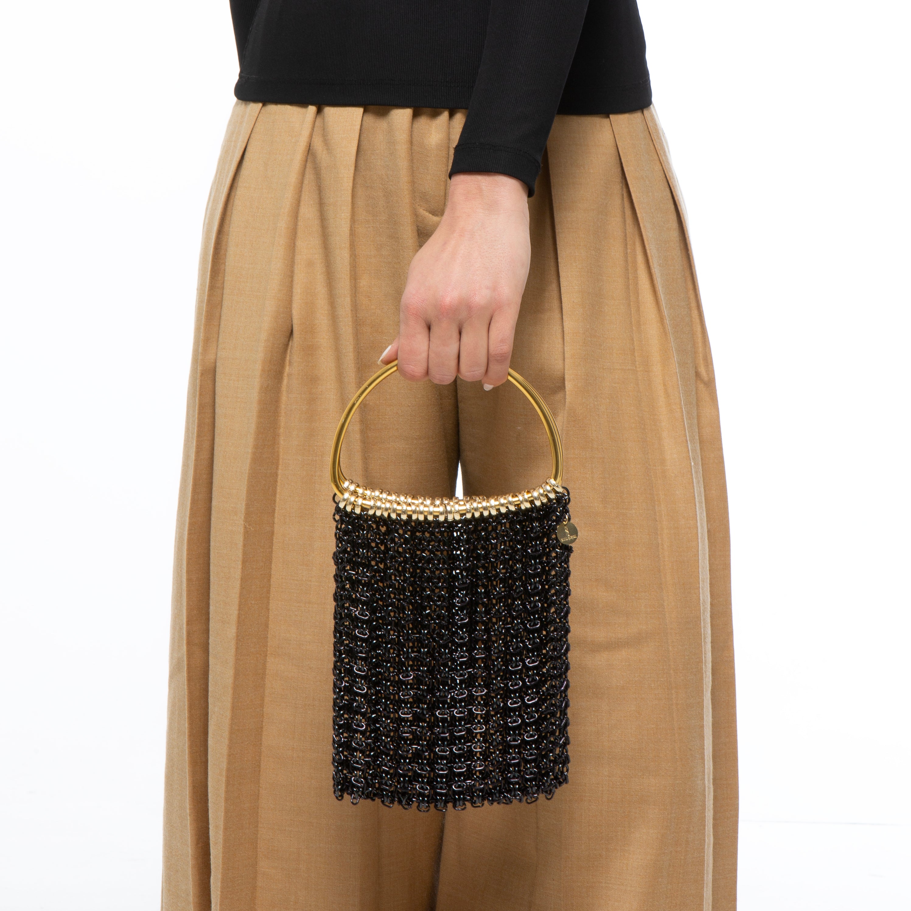 トートバッグ SILVIA GNECCHI SS25 BAMBOO BAG (KZ006 SILVER) Silvia Bag – Silvia Gnecchi