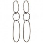Oval earrings