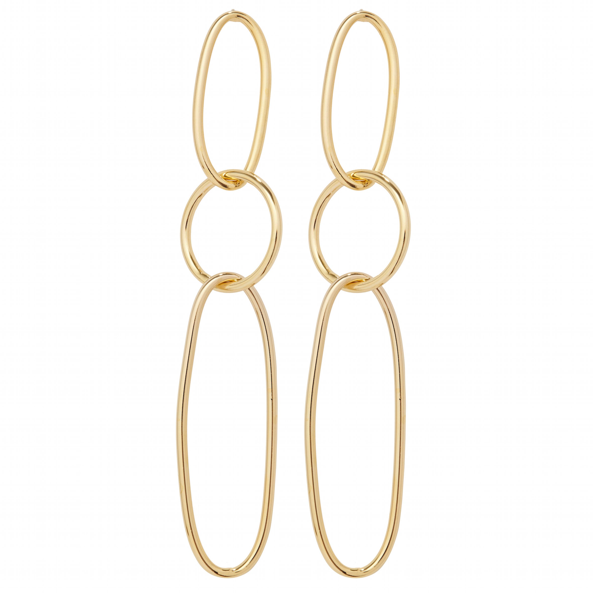 Oval earrings
