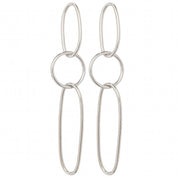 Oval earrings