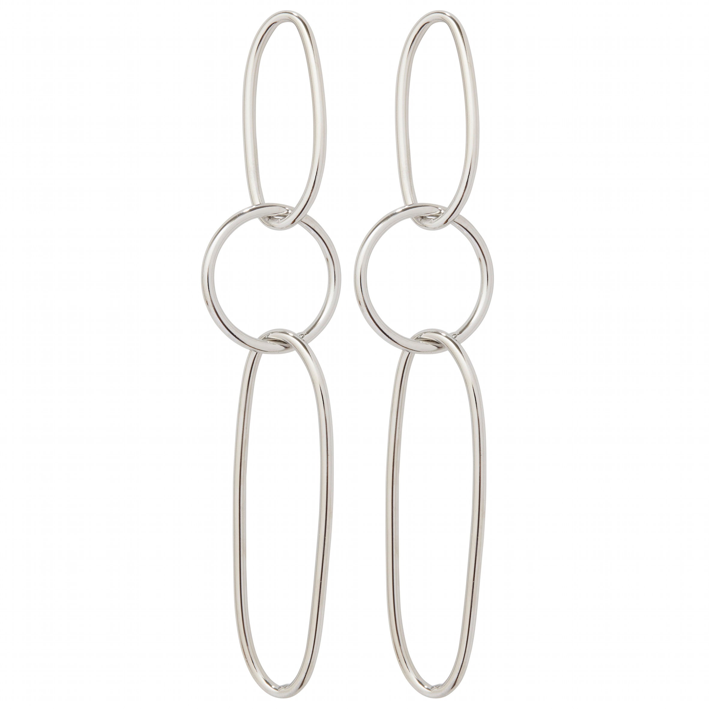 Oval earrings
