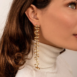 Navette Long Earrings